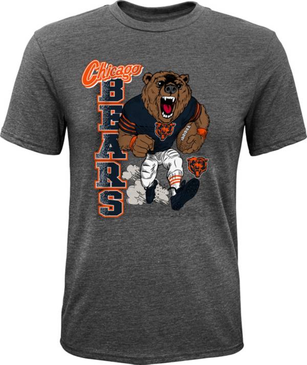 NFL Team Apparel Youth Chicago Bears Dark Grey Heather Bust Loose T-Shirt product image