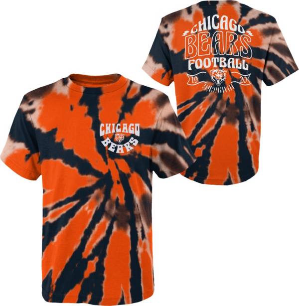NFL Team Apparel Youth Chicago Bears Pennant Tie Dye T-Shirt product image