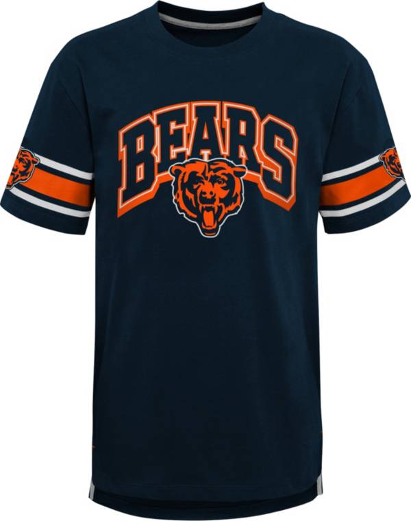 NFL Team Apparel Youth Chicago Bears Navy Victorious T-Shirt