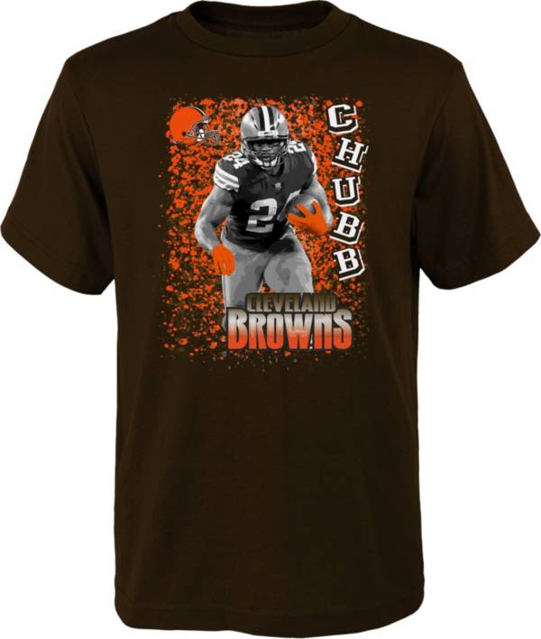 NFL Team Apparel Youth Cleveland Browns Da Man Nick Chubb Brown T-Shirt