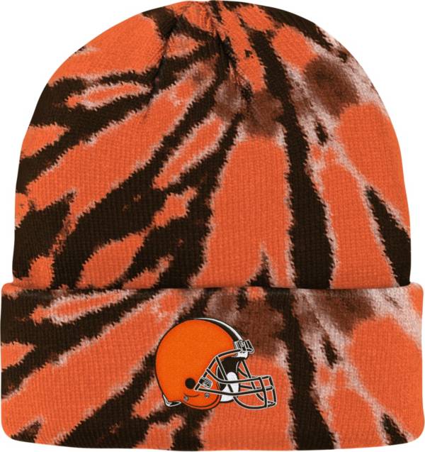 NFL Team Apparel Youth Cleveland Browns Tie Dye Knit