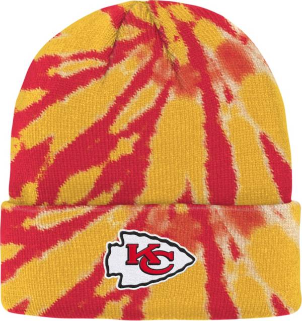 NFL Team Apparel Youth Kansas City Chiefs Tie Dye Knit