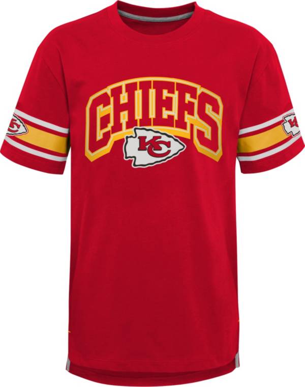 NFL Team Apparel Youth Kansas City Chiefs Red Victorious T-Shirt