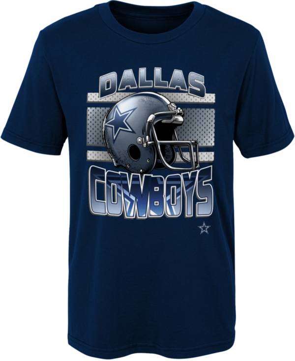 NFL Team Apparel Little Kids' Dallas Cowboys Glory Days Navy T-Shirt