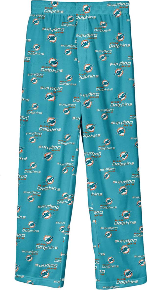 NFL Team Apparel Little Kids' Miami Dolphins Jersey Pajama Pants