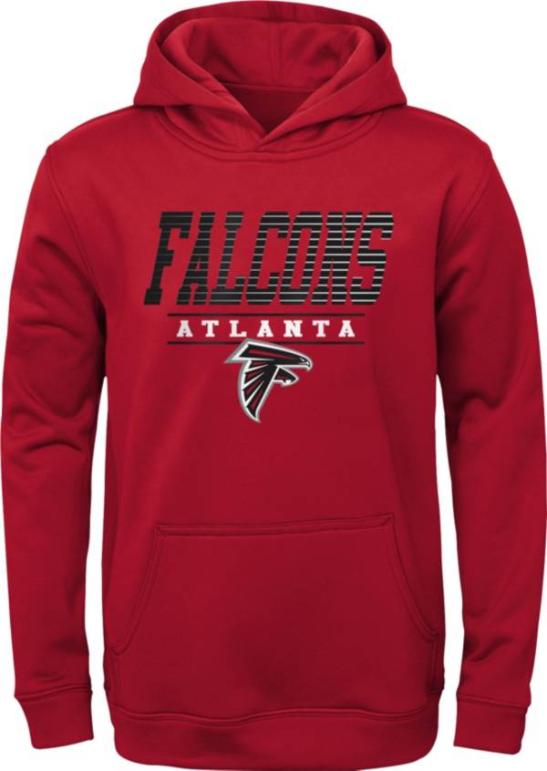 NFL Team Apparel Youth Atlanta Falcons Win Streak Red Hoodie