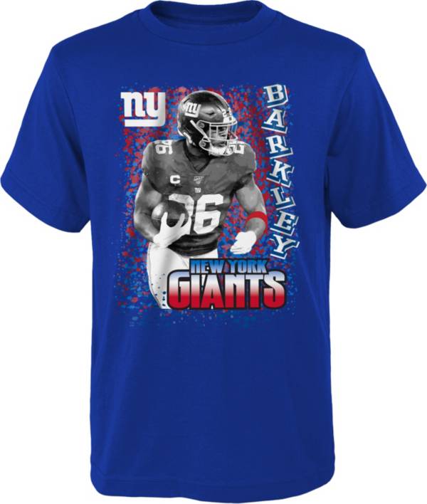 NFL Team Apparel Youth New York Giants Da Man Saquon Barkley Royal T-Shirt product image