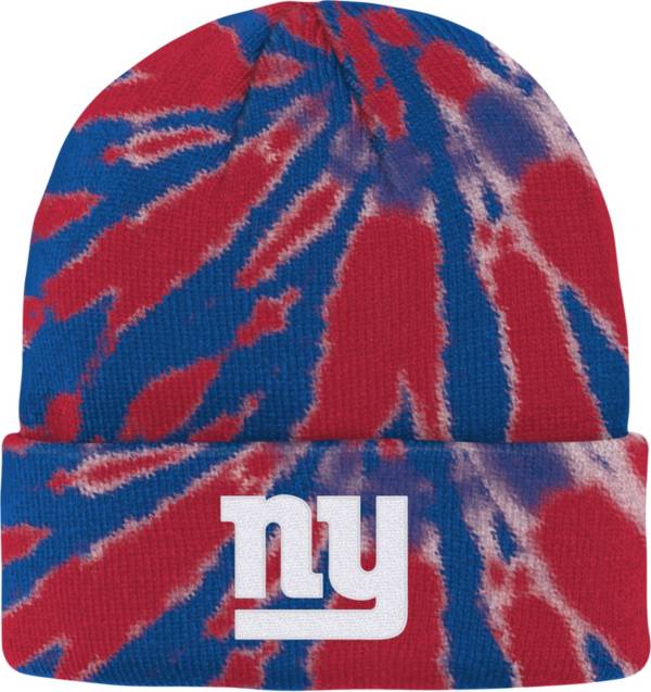 NFL Team Apparel Youth New York Giants Tie Dye Knit