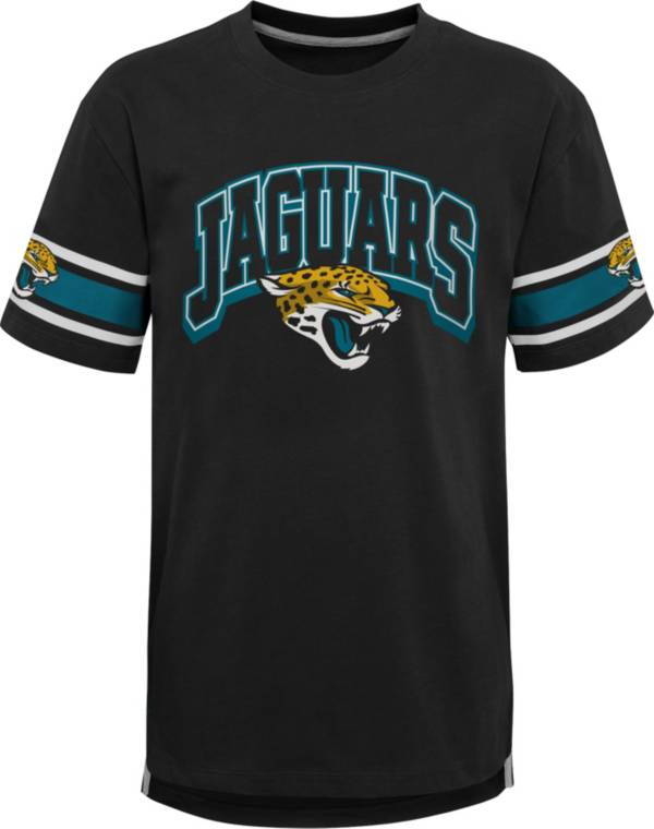 NFL Team Apparel Youth Jacksonville Jaguars Black Victorious T-Shirt