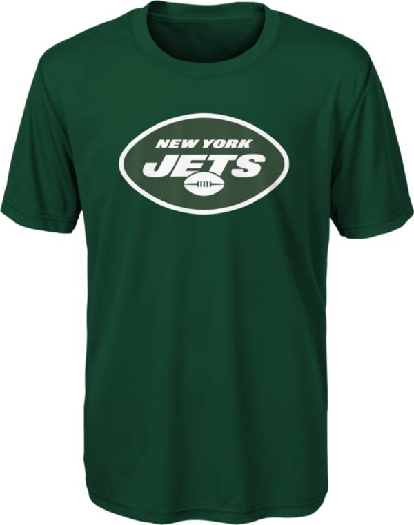 NFL Team Apparel Youth New York Jets Team Logo Green T-Shirt product image