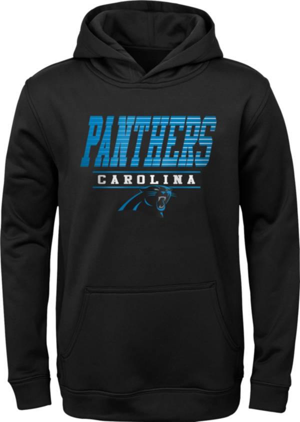 NFL Team Apparel Youth Carolina Panthers Win Streak Black Hoodie