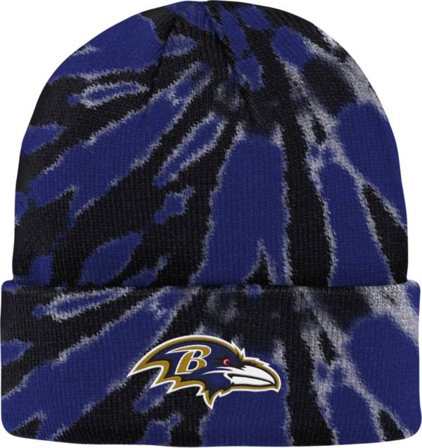 NFL Team Apparel Youth Baltimore Ravens Tie Dye Knit product image