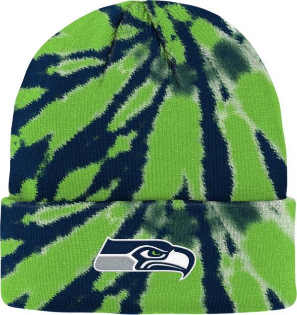 NFL Team Apparel Youth Seattle Seahawks Tie Dye Knit