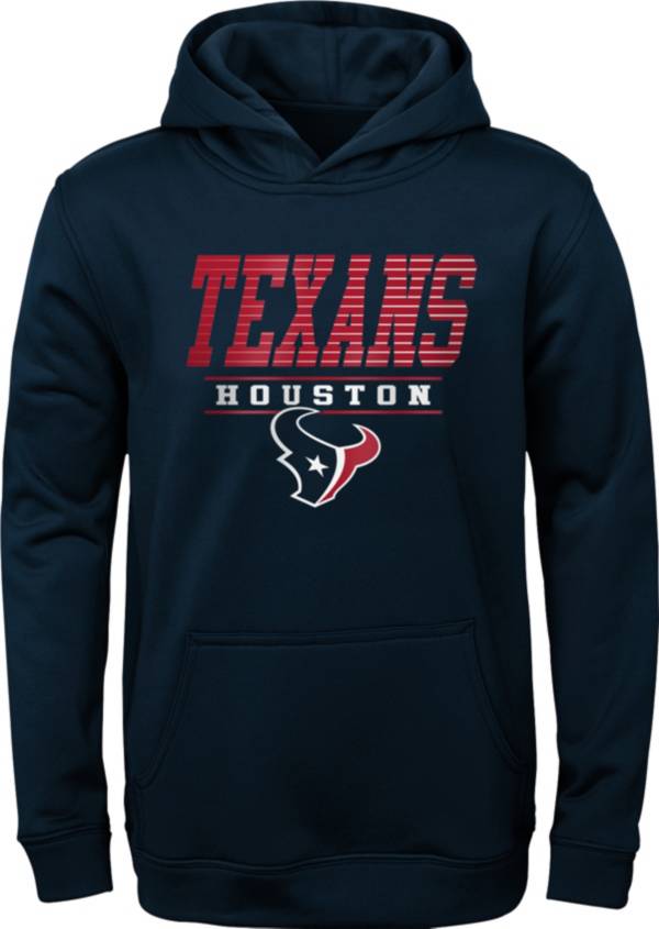 NFL Team Apparel Youth Houston Texans Win Streak Navy Hoodie