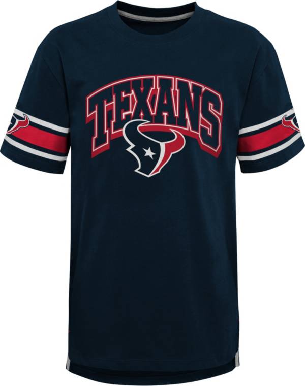 NFL Team Apparel Youth Houston Texans Navy Victorious T-Shirt