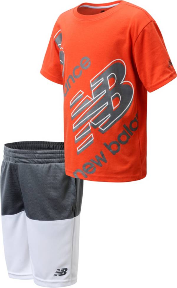 New Balance Little Boys' T-Shirt and Shorts Set