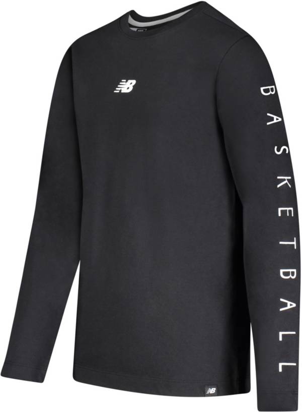 New Balance Boys' Long Sleeve Logo T-Shirt