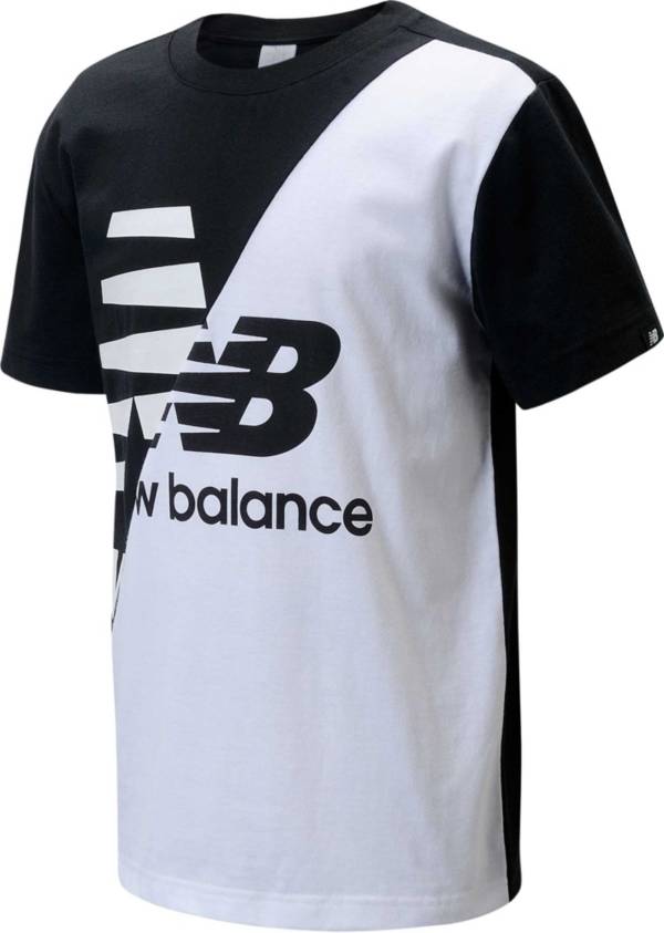 New Balance Boys' Lifestyle Colorblock Short Sleeve T-Shirt