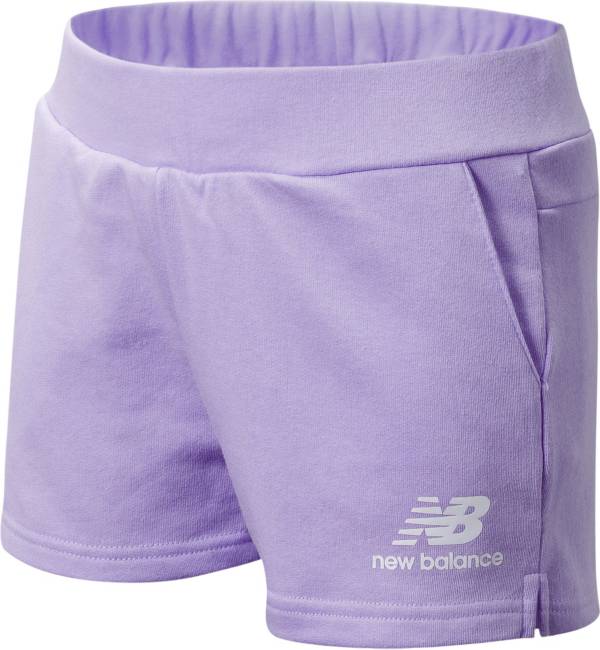 New Balance Girls' Core French Terry Shorts