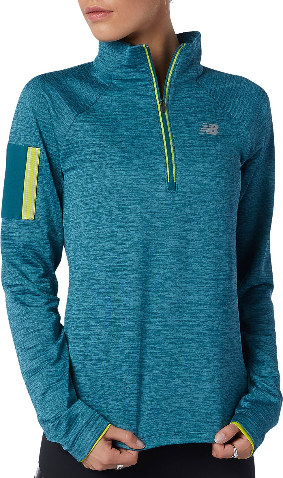 new balance heat grid half zip