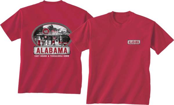 New World Graphics Men's Alabama Crimson Tide Crimson Eastbound T-Shirt