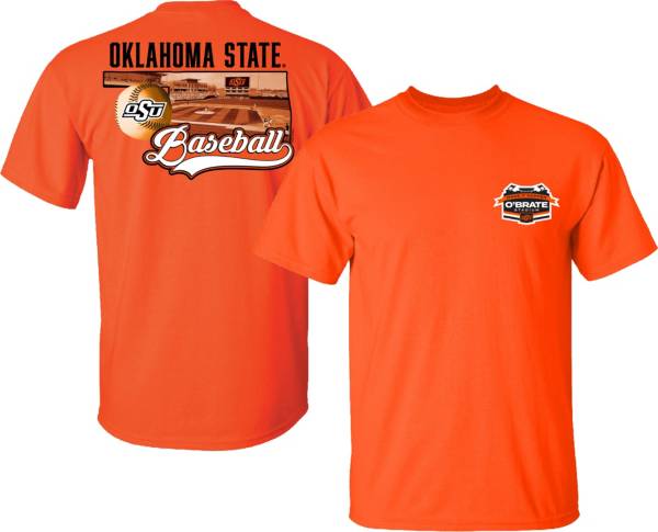 New World Graphics Men's Oklahoma State Cowboys Orange Baseball State T-Shirt