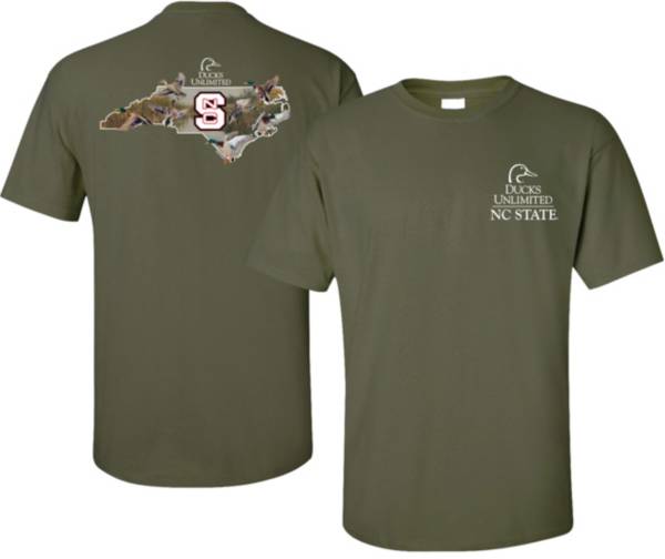 New World Graphics Men's NC State Wolfpack Green Ducks Unlimited Graphic T-Shirt product image