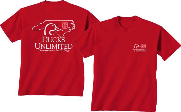 New World Graphics Men's NC State Wolfpack Red Ducks Unlimited T-Shirt