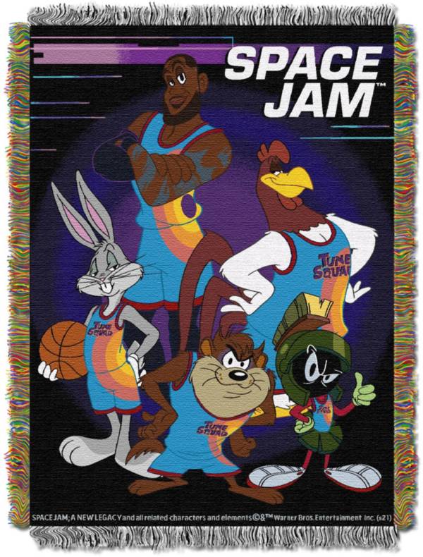 TheNorthwest Space Jam 2 “Jam Ready” Woven Tapestry Throw Blanket