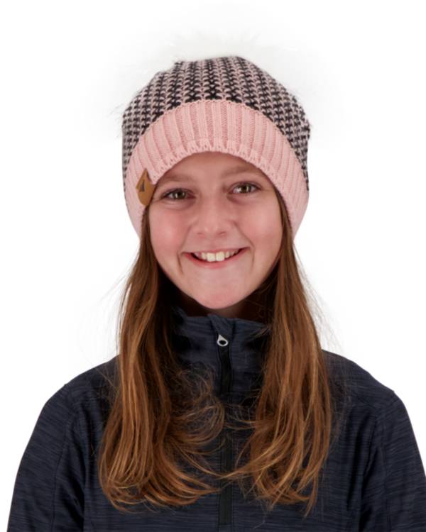 Obermeyer Youth Tucson Faux Fur Pom Beanie