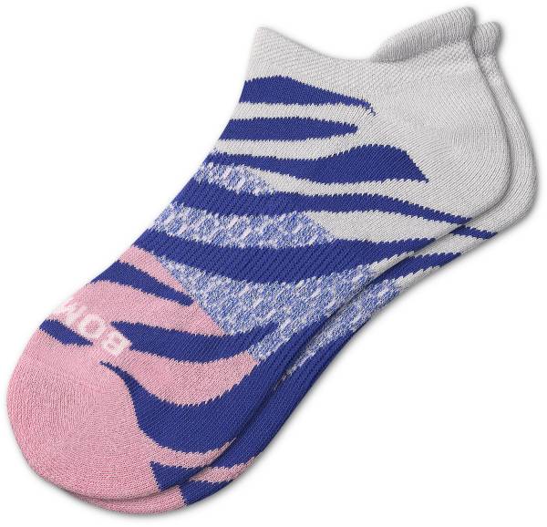 Bombas Women's Zebra Triblock Ankle Sock