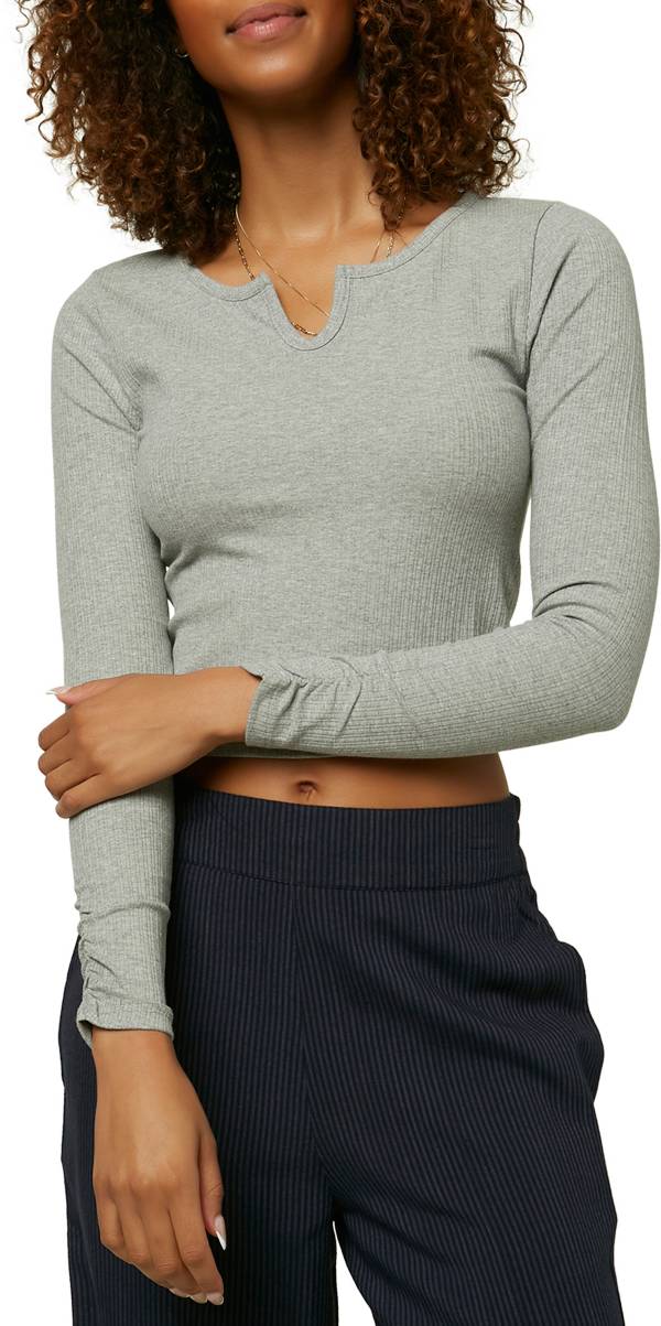 O'Neill Women's Paris Long Sleeve Knit Shirt