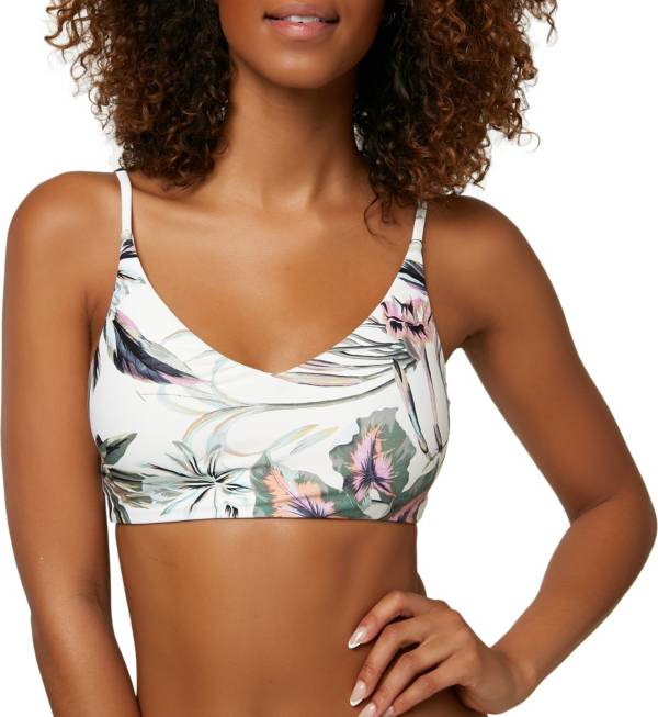 O'Neill Women's Trestles Aloha Floral Bikini Top