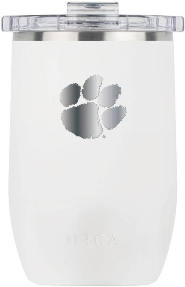 ORCA Clemson Tigers Whiteout 12 oz. Vino Tumbler