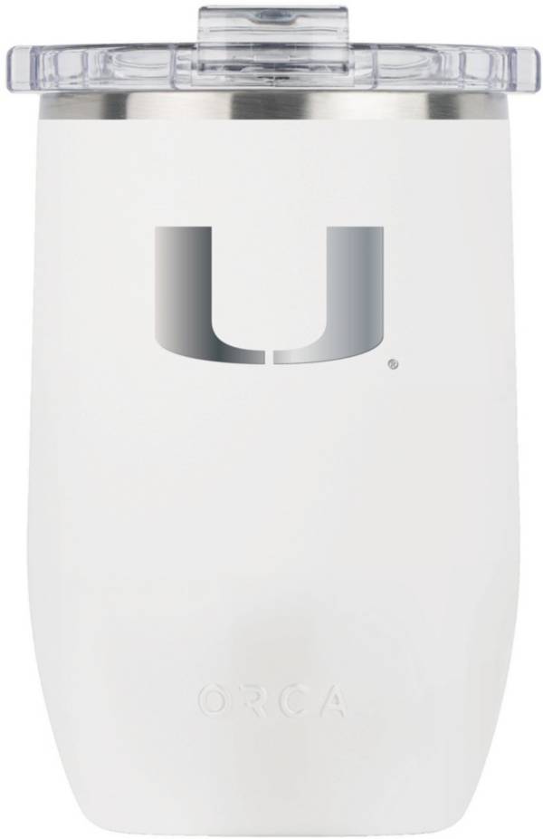 ORCA Miami Hurricanes Whiteout 12 oz. Vino Tumbler