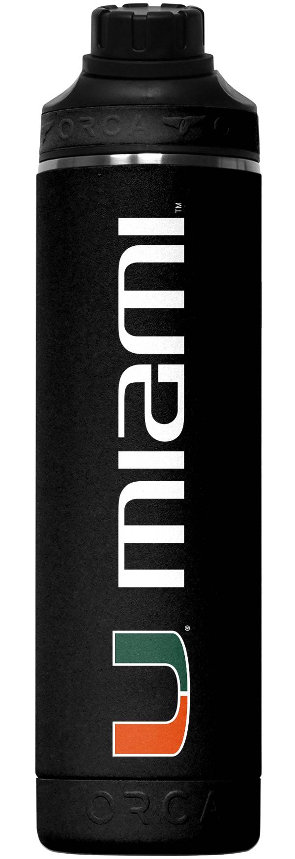 ORCA Miami Hurricanes 22 oz. Blackout Hydra Water Bottle