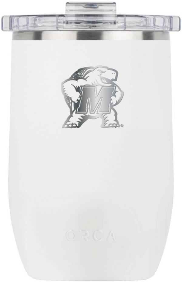 ORCA Maryland Terrapins Whiteout 12 oz. Vino Tumbler