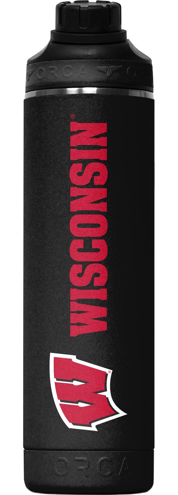 ORCA Wisconsin Badgers 22 oz. Blackout Hydra Water Bottle