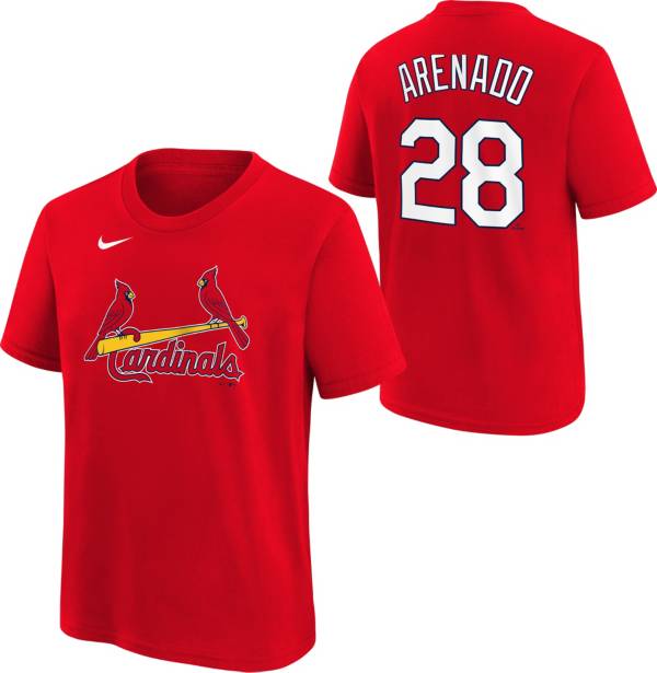 Outerstuff Little Kids' St. Louis Cardinals Nolan Arenado #28 Red T-Shirt