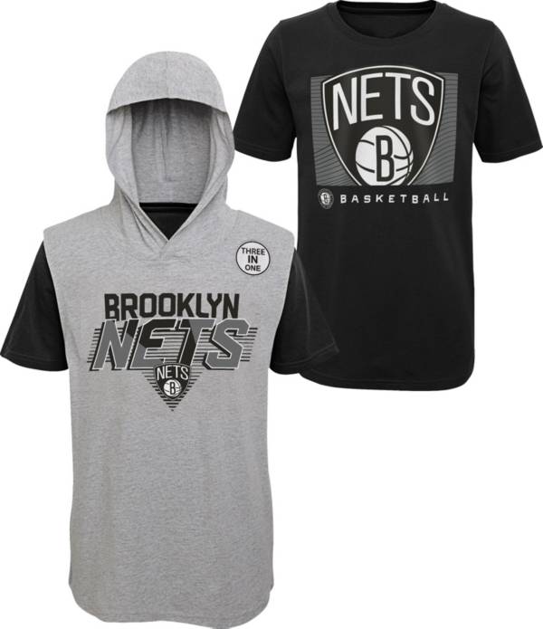 Outerstuff Little Boy's Brooklyn Nets Grey Rad 3-in-1 T-Shirt