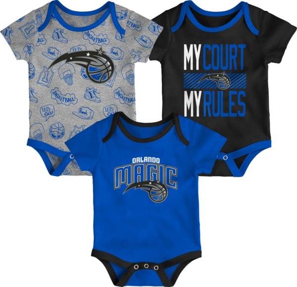 Outerstuff Newborn Orlando Magic Blue 3-Piece Onesie Set