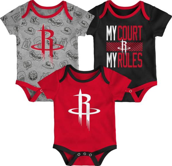 Outerstuff Newborn Houston Rockets Red 3-Piece Onesie Set