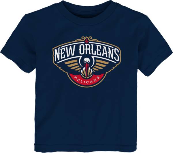 Outerstuff Toddler New Orleans Pelicans Navy Logo T-Shirt