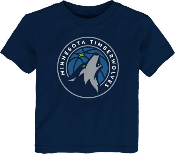 Outerstuff Toddler Minnesota Timberwolves Navy Logo T-Shirt