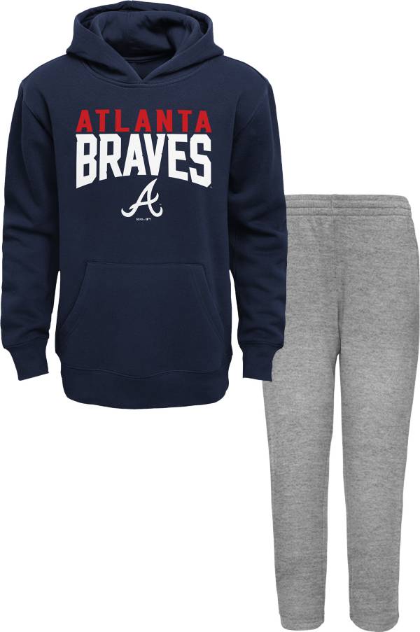 Outerstuff Youth Atlanta Braves Navy Fan Fare Fleece Set