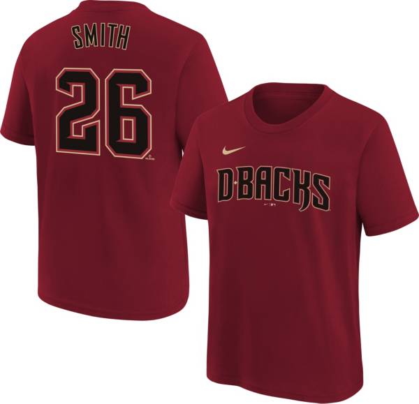 MLB Team Apparel Youth Arizona Diamondbacks Pavin Smith #26 Red T-Shirt