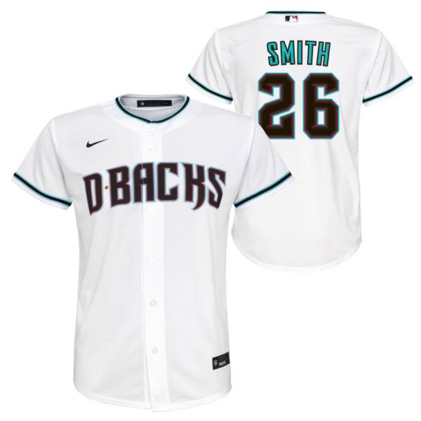 Nike Youth Arizona Diamondbacks Pavin Smith #26 White Replica Baseball Jersey