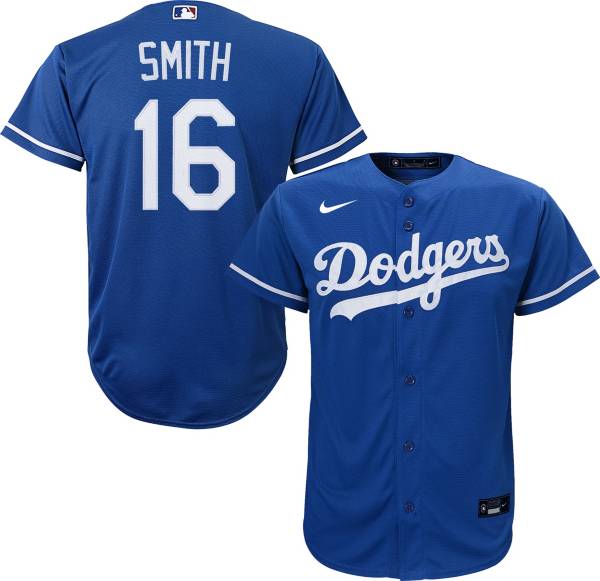 Nike Youth Los Angeles Dodgers Will Smith #16 Royal Replica Jersey