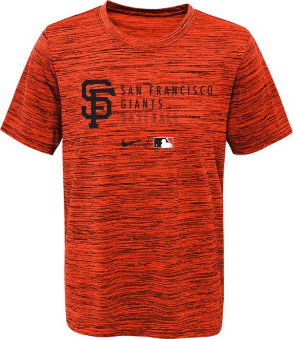 Outerstuff Youth San Francisco Giants Velocity Orange Practice T-Shirt