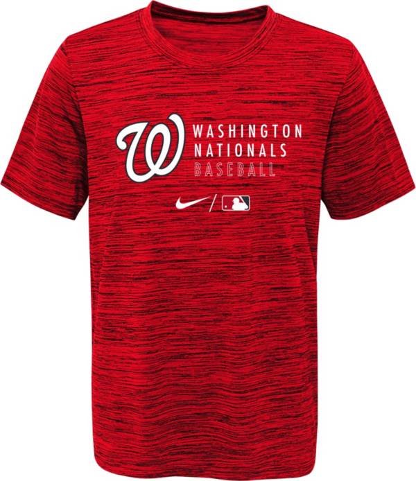 Outerstuff Youth Washington Nationals Velocity Red Practice T-Shirt